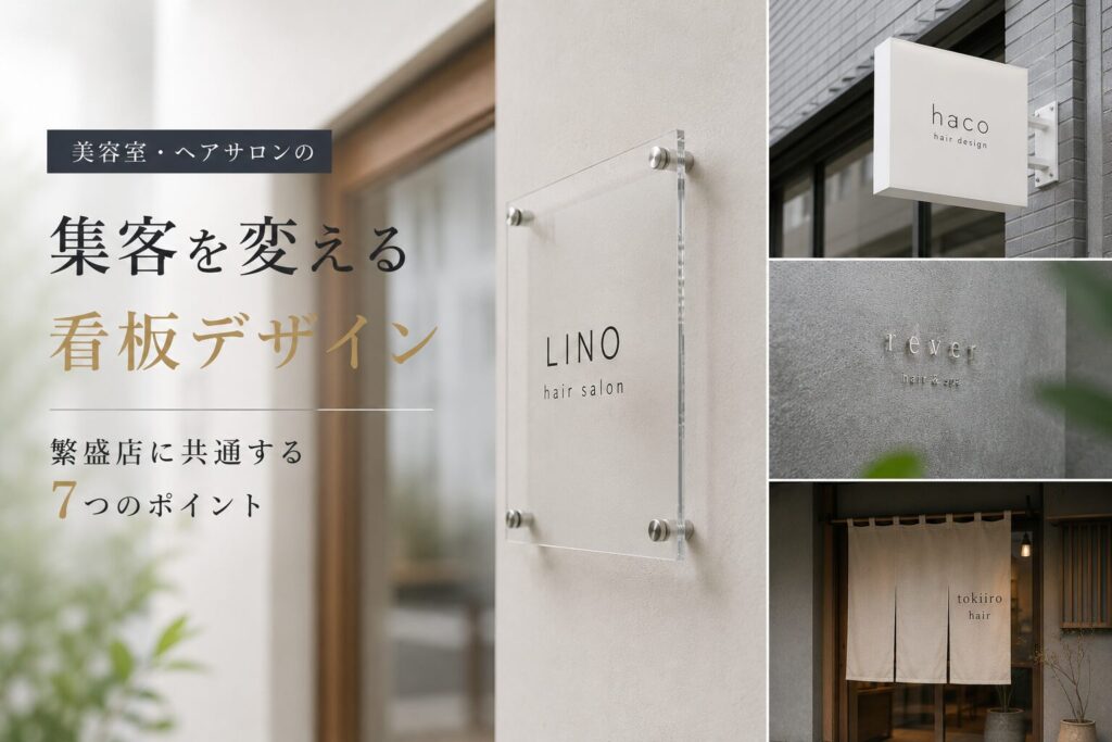 サロン看板