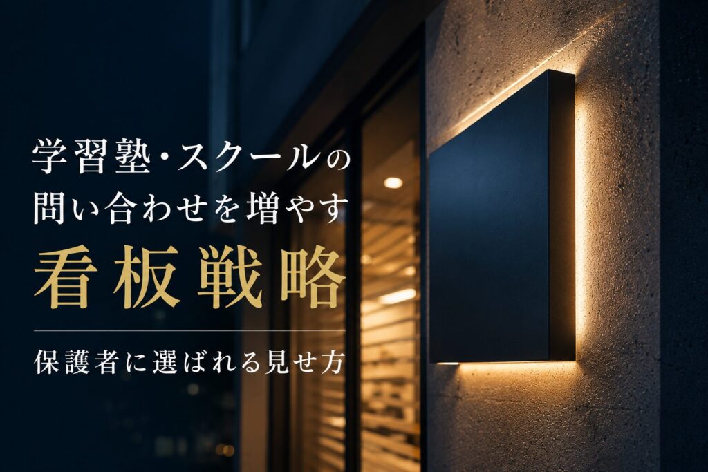 塾看板